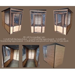 8ft x 4ft Freestanding Catio