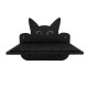 Hand Painted and Natural Cat Double shelf