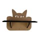 Hand Painted and Natural Cat Double shelf
