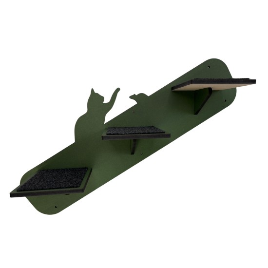 Hand Painted and Natural Left and Right Stairs