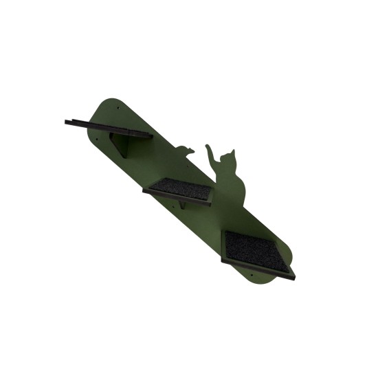 Hand Painted and Natural Left and Right Stairs