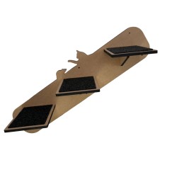 Hand Painted and Natural Left and Right Stairs