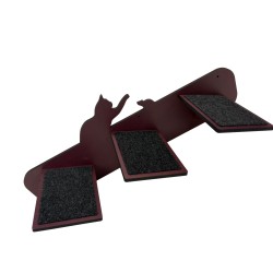 Hand Painted and Natural Left and Right Stairs