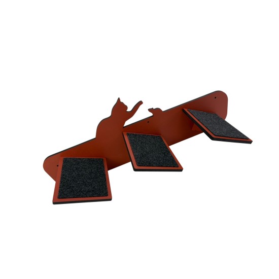 Hand Painted and Natural Left and Right Stairs