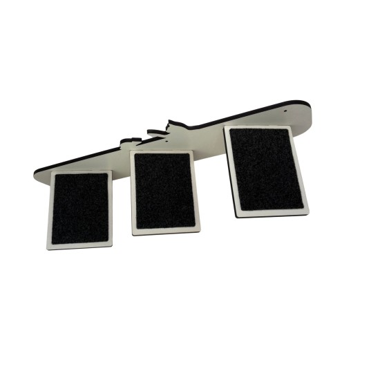 Hand Painted and Natural Left and Right Stairs