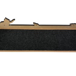 Hand Painted and Natural Indoor Cat Large Shelf