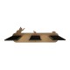 Hand Painted and Natural Cat Long Stepping Stone Shelf