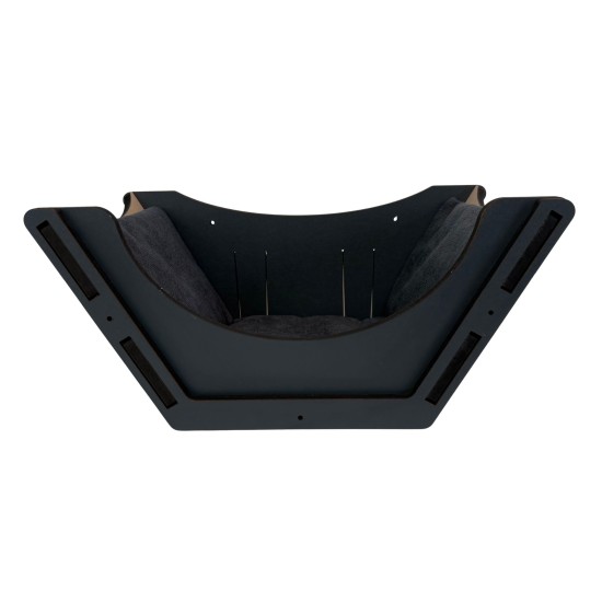 Hand Painted and Natural Cat Sleeping Box