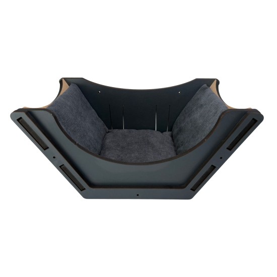 Hand Painted and Natural Cat Sleeping Box