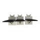 Hand Painted and Natural Cat Small shelves pack of 3