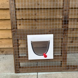 Mesh Locking Cat Flap Panel 6x3