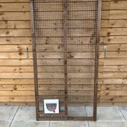 Mesh Locking Cat Flap Panel 6x3