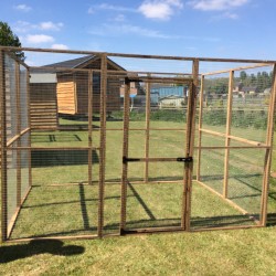 19G Wire Mesh Animal Run - 6ft x 9ft 🐣🦆 No Roof.