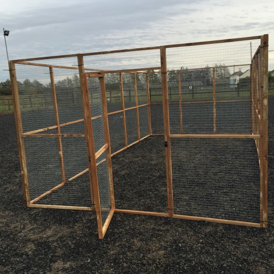 Large Chicken Run 9ft Wide x 18ft Long x 6ft Tall without Roof.