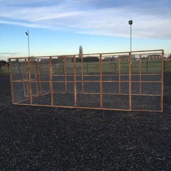 Large Chicken Run 9ft Wide x 18ft Long x 6ft Tall without Roof.