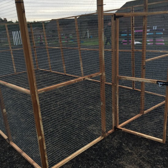 Large Chicken Run 9ft Wide x 18ft Long x 6ft Tall without Roof.