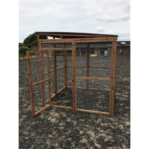 Bird Aviary 6ft x 6ft 19G Chicken Run Budget Waterproof Enclosure