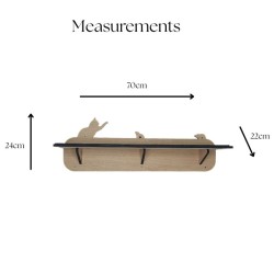 Wall Mounted Large Shelf for cats