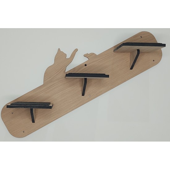 Wall Mounted Left Stairs for cats