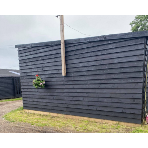 Painted Barn/Shelter 48ft x 12ft. Price on enquiry.