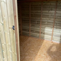 10ft x 8ft Wooden Pent Heavy Duty Shed