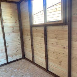  8ft x 8ft Wooden Pent Heavy Duty Shed