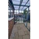 6ft x 9ft x 7ft5" Catio / Cat Lean to Waterproof Roof Painted Blue