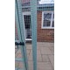 6ft x 9ft x 7ft5" Catio / Cat Lean to Waterproof Roof Painted Blue