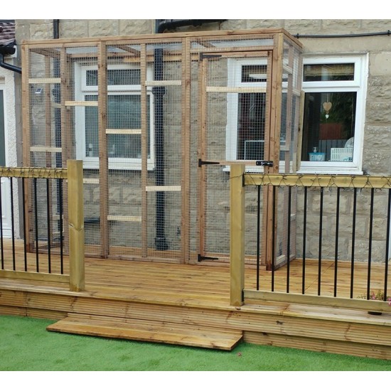 The Slimline Sanctuary – 8ft x 3ft x 7.5ft Lean-To Catio
