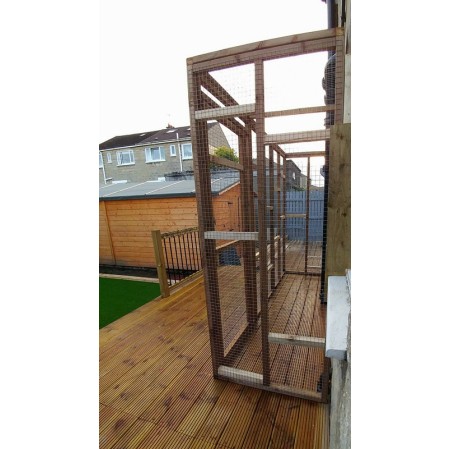 The Slimline Sanctuary – 8ft x 3ft x 7.5ft Lean-To Catio