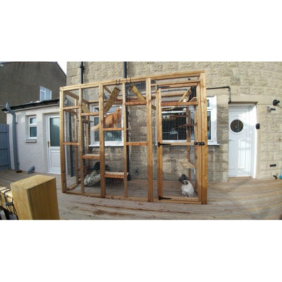 The Slimline Sanctuary – 8ft x 3ft x 7.5ft Lean-To Catio
