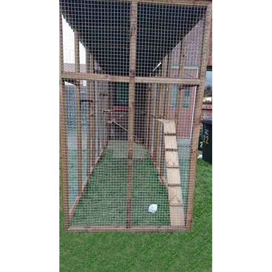 The Catwalk Vista – 12ft x 4ft x 8ft Lean-To Catio