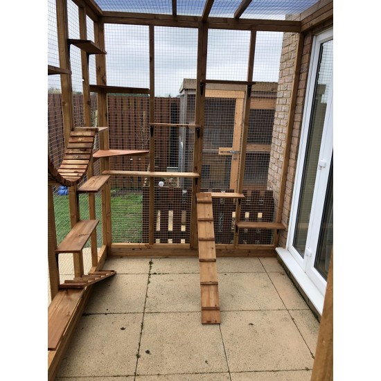 The Meow Mews – 6ft x 9ft x 7.5ft Lean-To Catio