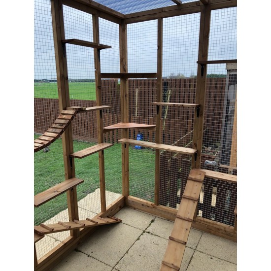 The Meow Mews – 6ft x 9ft x 7.5ft Lean-To Catio