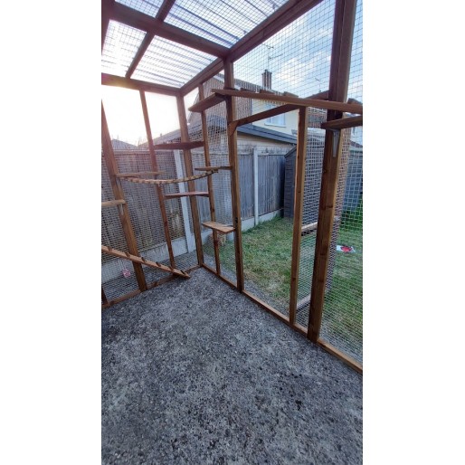 The Garden Guardian – 9ft x 5ft x 8ft Outdoor Cat Run