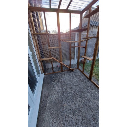 The Garden Guardian – 9ft x 5ft x 8ft Outdoor Cat Run