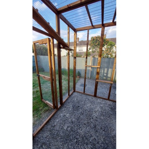 The Garden Guardian – 9ft x 5ft x 8ft Outdoor Cat Run