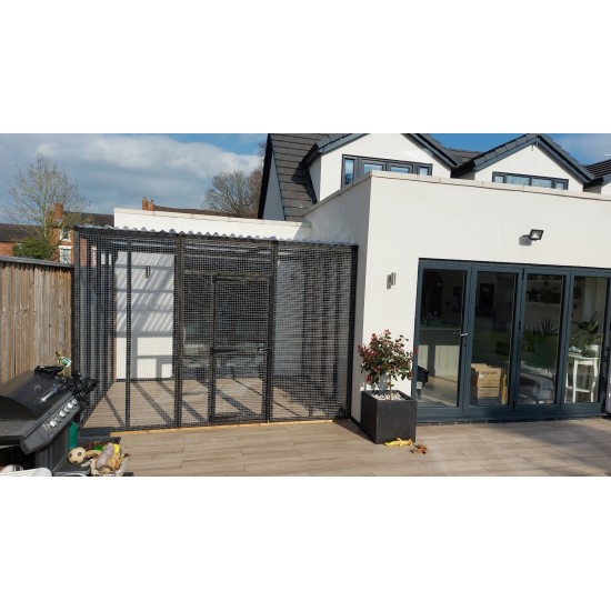 Catio / Cat Lean to 9ft x 9ft x 9ft tall Painted