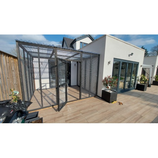 Catio / Cat Lean to 9ft x 9ft x 9ft tall Painted