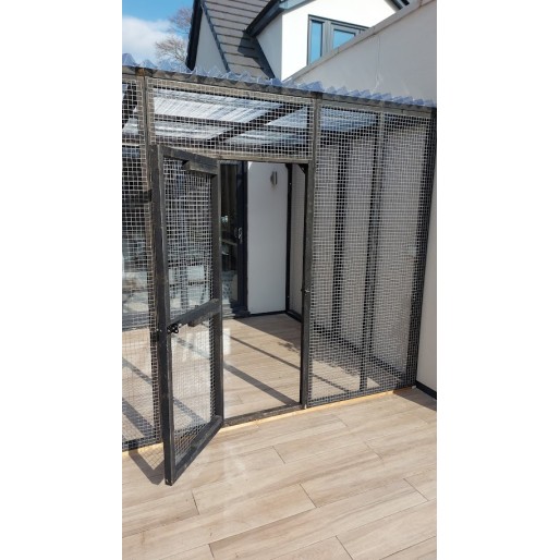 Catio / Cat Lean to 9ft x 9ft x 9ft tall Painted