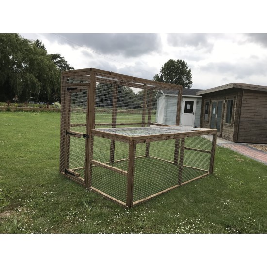 L- Shape Pet Animal Run 8ft x 6ft