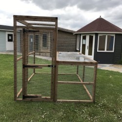 L- Shape Pet Animal Run 8ft x 6ft