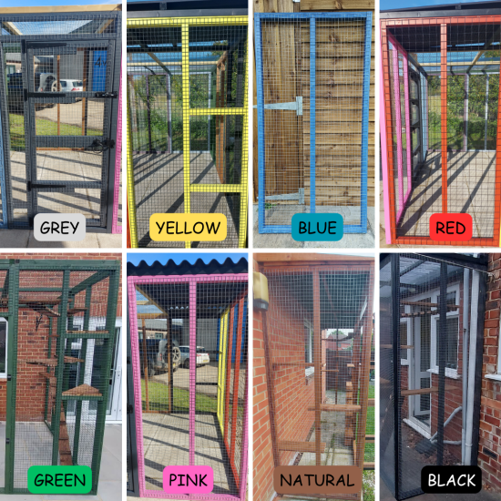 Free Standing Catio Cat Run 8ft x 4ft 