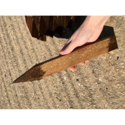 Wooden Pegs / Stakes 300mm (12") Medium 15 pack