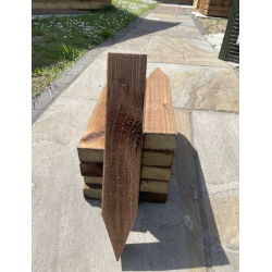 THICK X 400mm HIGH 15 PACK OF STRONG 3 INCH WOOD SQUARE SITE PEGS LANDSCAPING GARDEN 3X2 TREE STAKE