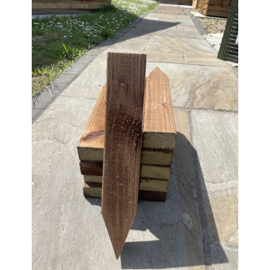 THICK X 400mm HIGH 15 PACK OF STRONG 3 INCH WOOD SQUARE SITE PEGS LANDSCAPING GARDEN 3X2 TREE STAKE