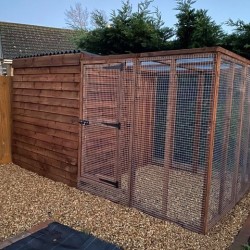 Large Rabbit House With Run