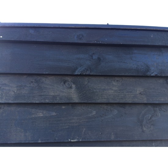 Black Cat Run With Raised Sleeping Box 6ft x 14ft