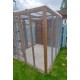 6ft x 6ft  Freestanding Catio with security door 16G 1" x 1" wire mesh