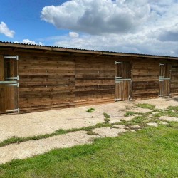 48ft x 12ft Animal Horse Field Shelter / Stable - Options of Skids, Overhang, Kickboards, Doors & More
